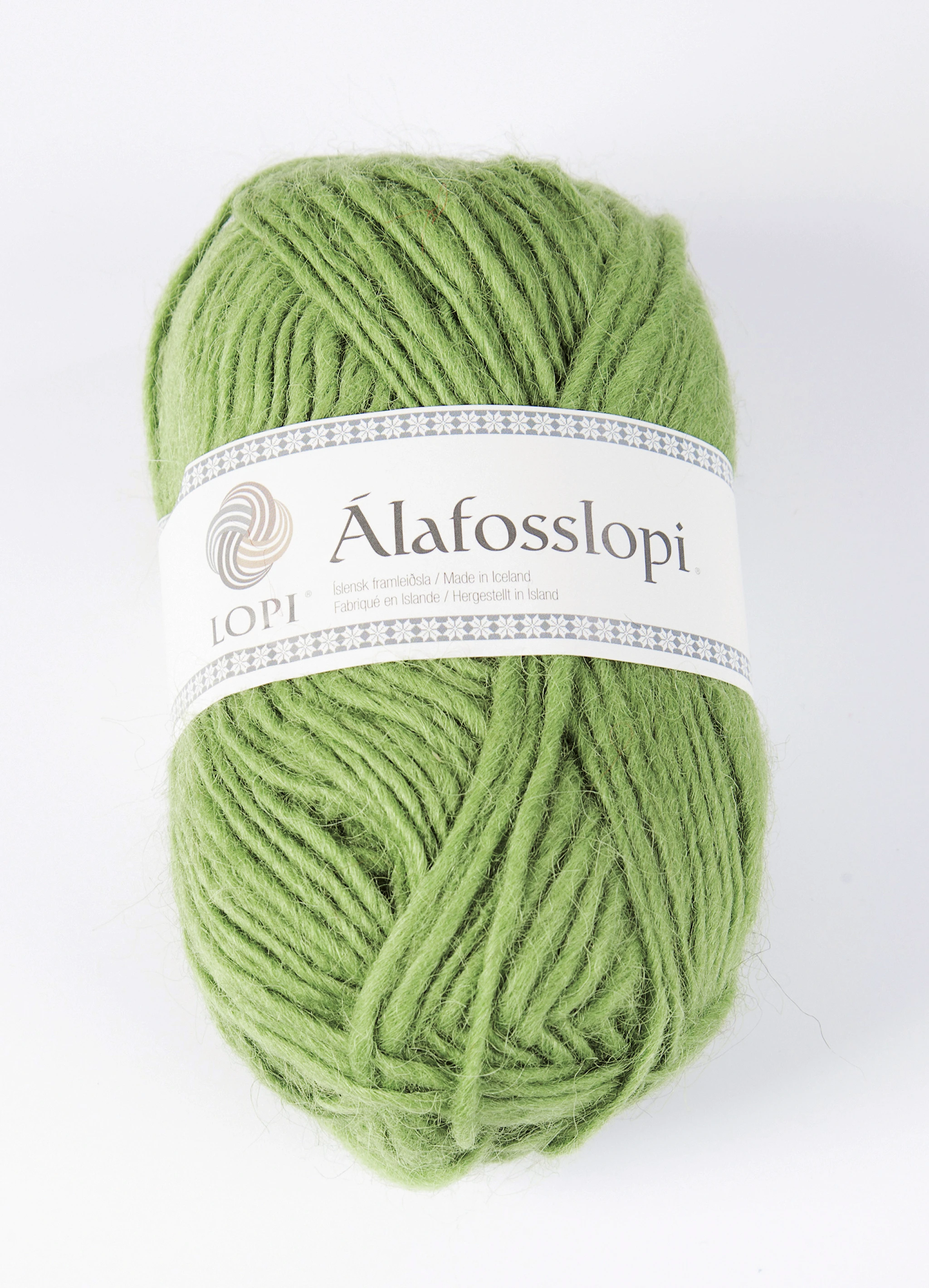 Produktbild för Álafosslopi Garn Ull 100 g Ljusgrön Istex (9983)