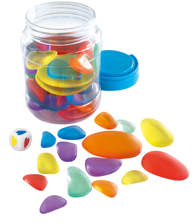 Produktbilde 3 for Transparente Regnbuesteiner 36-pack MyPauze