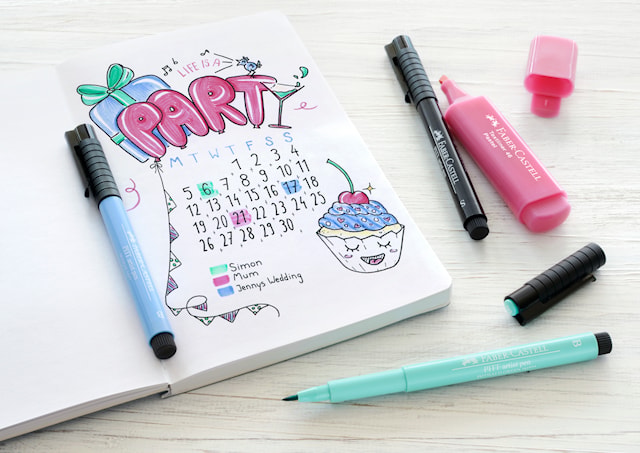 Produktbilde 3 for Starter Set Bullet Journaling 9 deler Faber-Castell