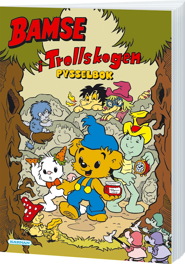 Pysselbok Bamse I Trollskogen