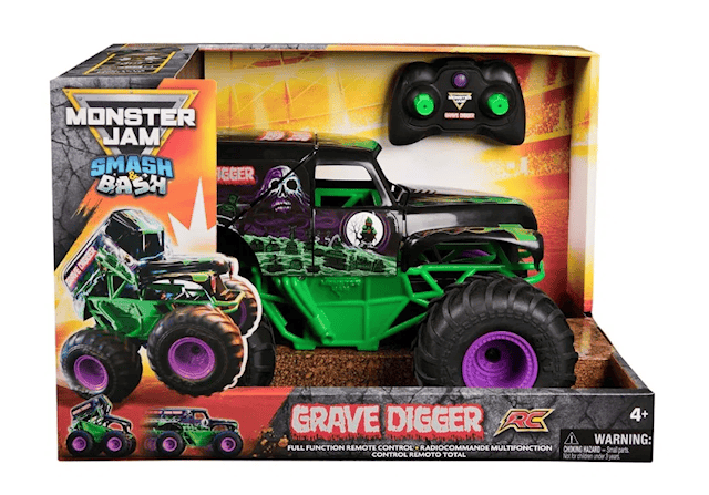Monster Jam Radiosatyrd RC 1:15 Smash & Bash Grave Digger