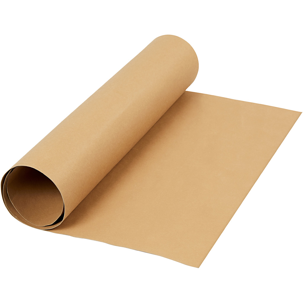 Läderpapper Ljusbrun 50 cm 1 m