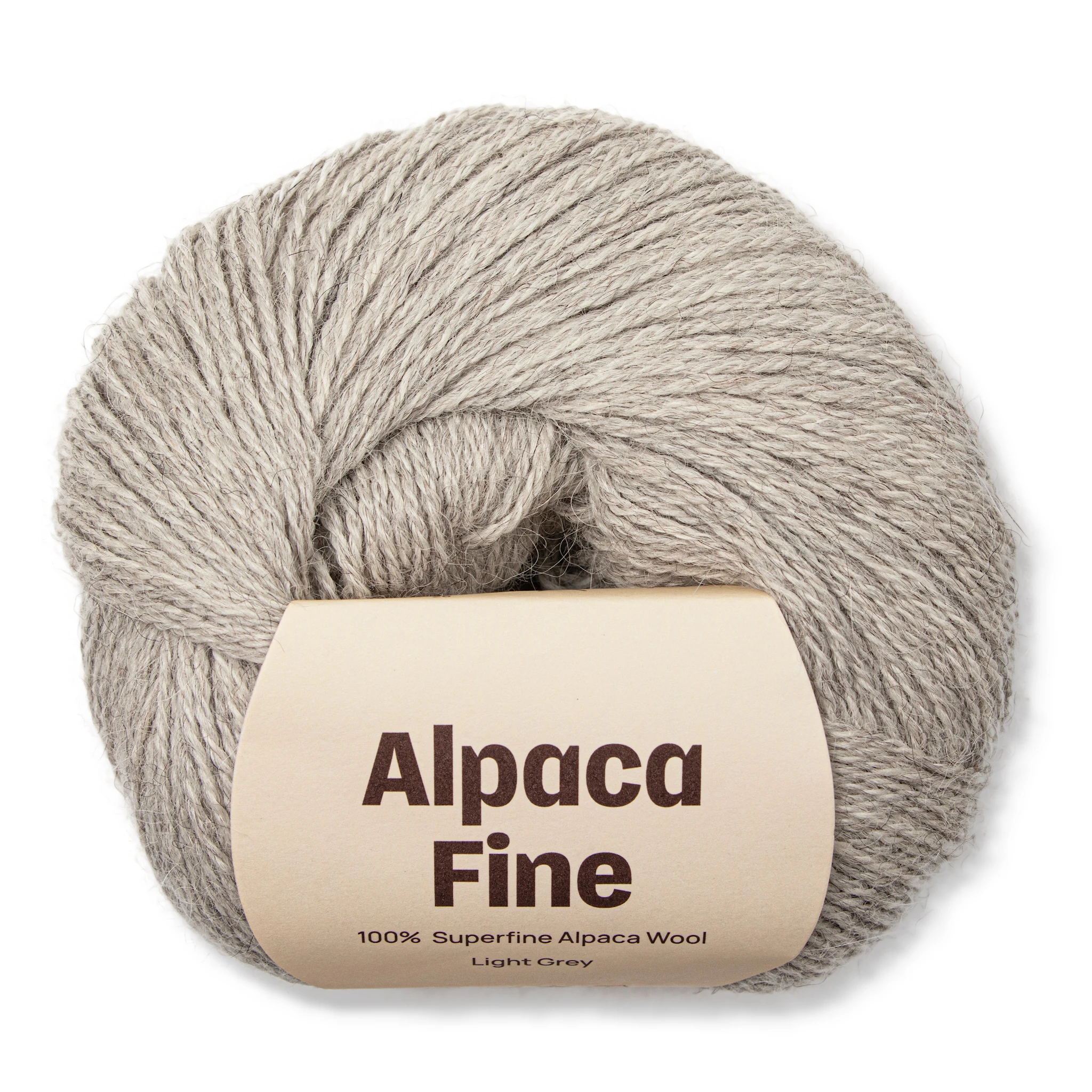 Produktbild för Alpaca Fine 50 g Light grey A203 Adlibris