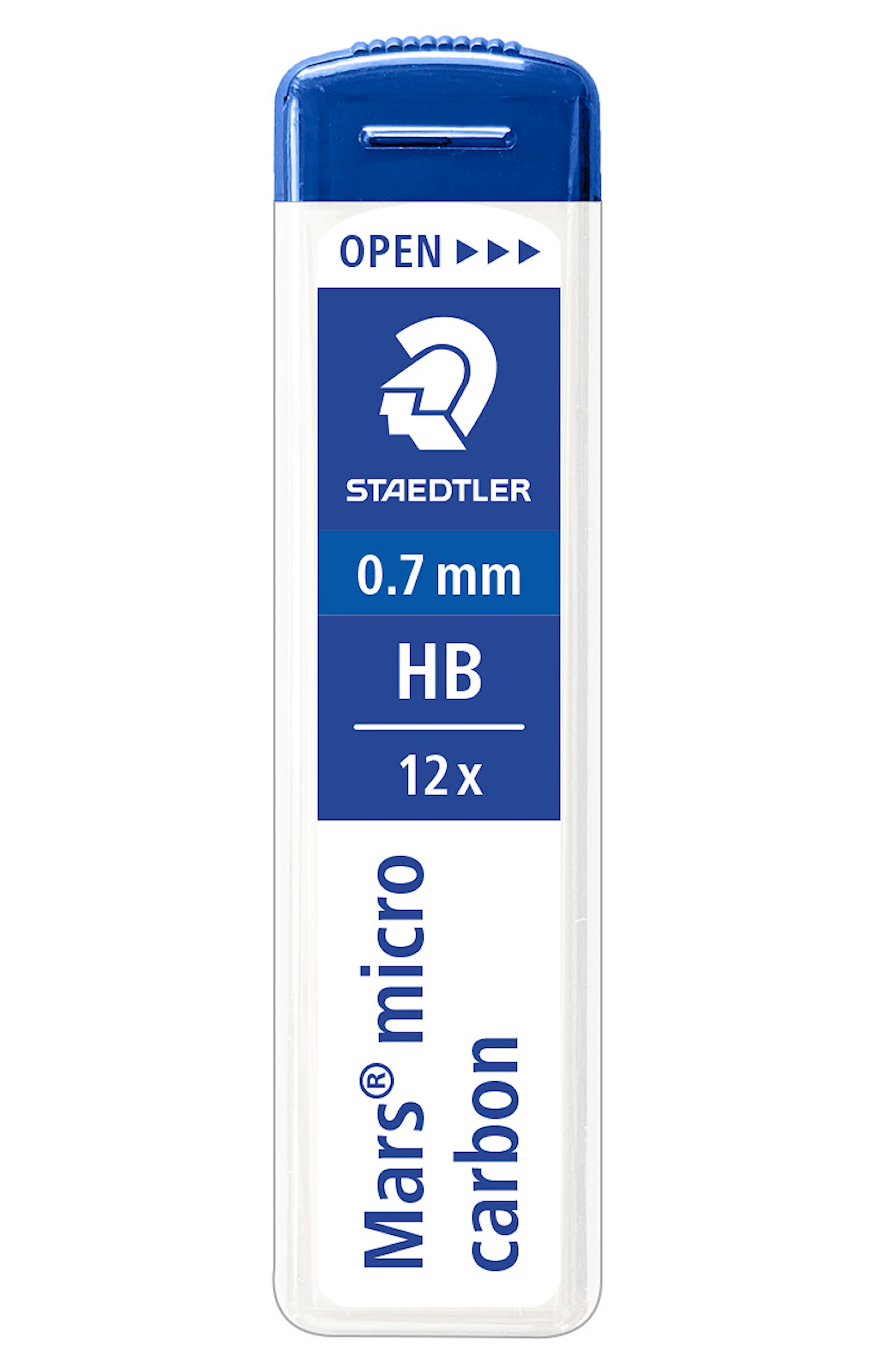 Produktbild för Stift till stiftpenna Mars Micro 0,7mm HB 12-pack Staedtler