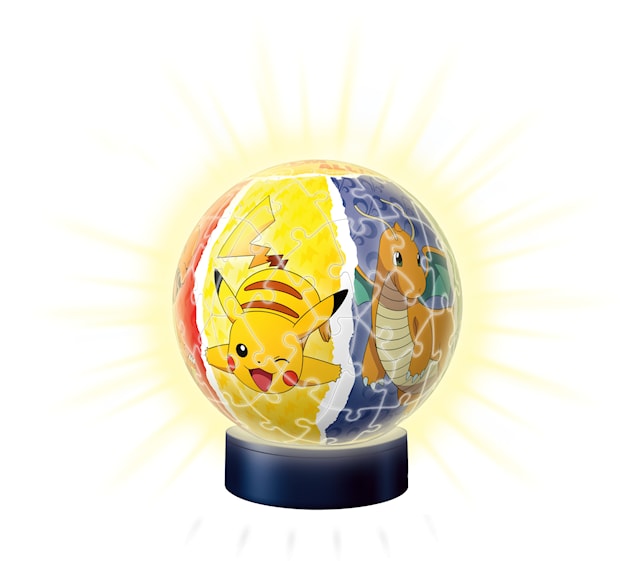 Produktbild 2 för Pokémon Night Light 3D Pussel 72 bitar Ravensburger