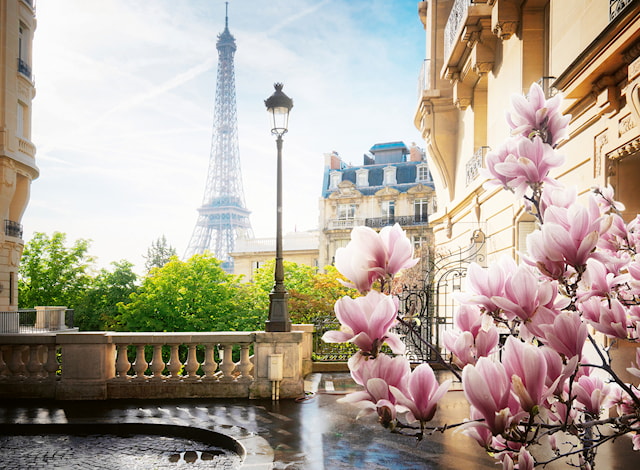 Produktbild 2 för Pussel Spring In Paris 500 bitar, Ravensburger