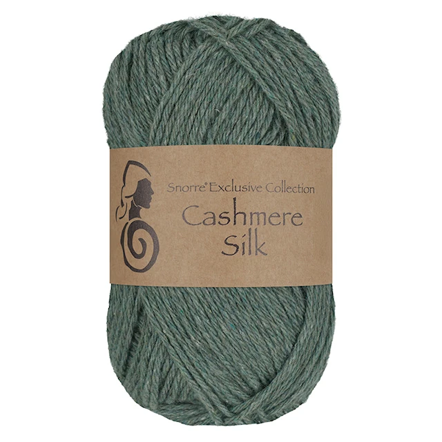 Cashmere Silk Kashmir Silkki 25 gr Salvia 635 Snorre Viking Garn