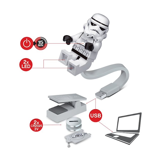 Produktbild 4 för LEGO® Star Wars™ Läslampa Stormtrooper™