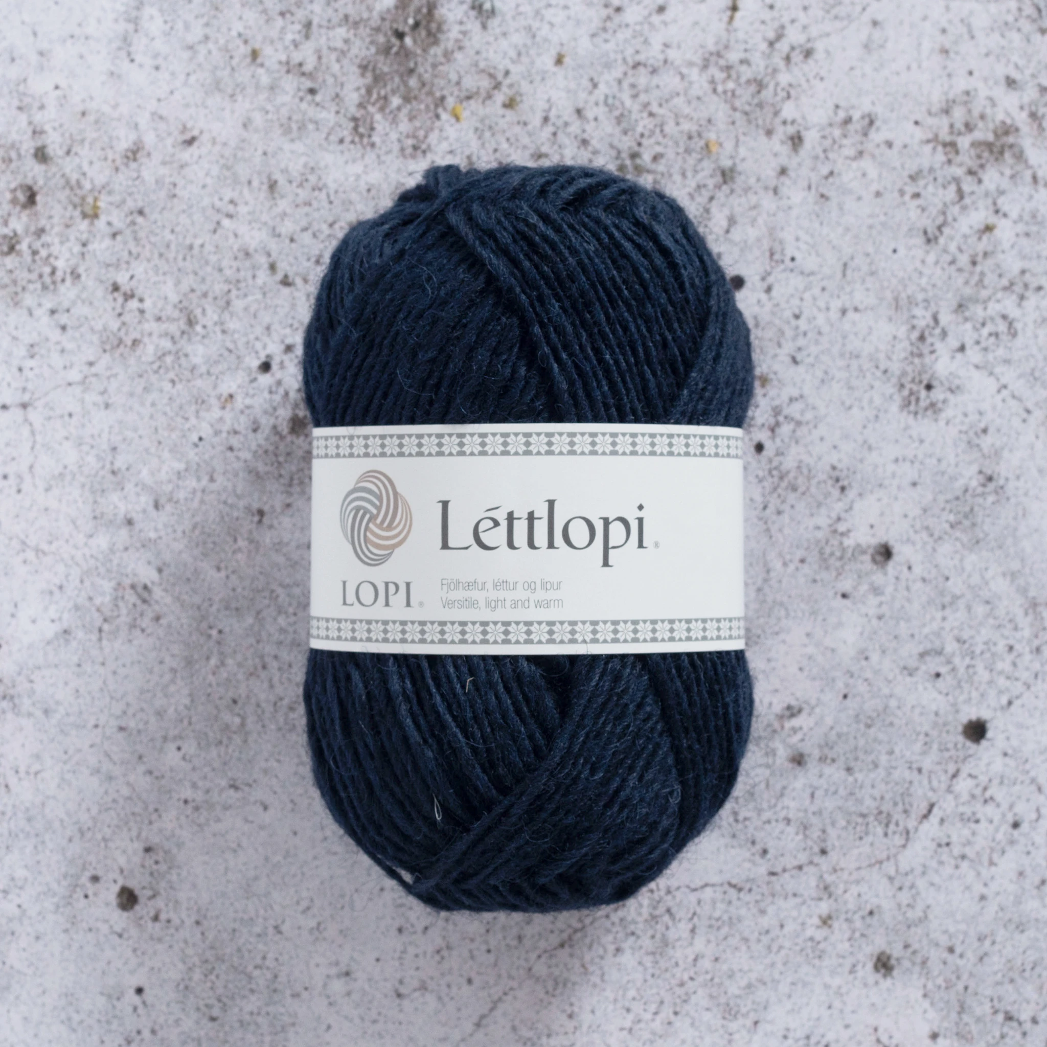 Produktbild för Léttlopi Garn Ull 50 g Marin (9420) Istex
