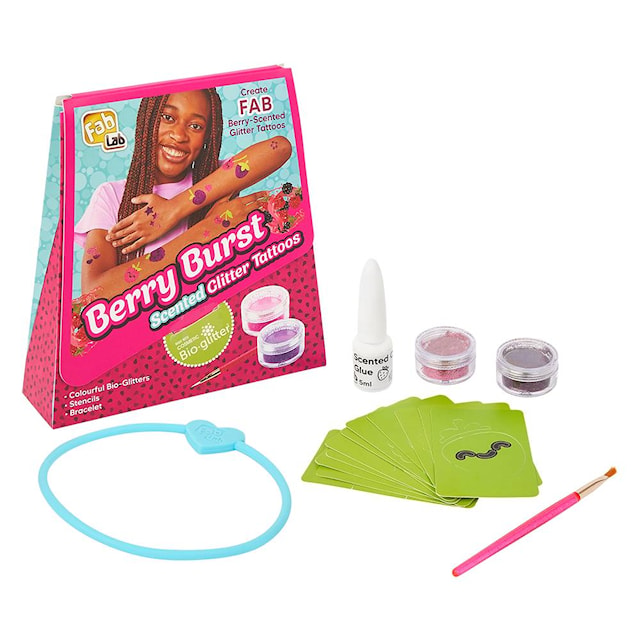 Tuotekuva 1 - Berry Burst Glitter-Tattoos tuoksulla FabLab