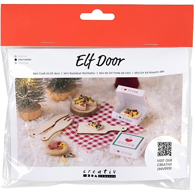 Askartelusetti Mini Tonttuovi, Pizza, 1 pkk/ 1 pkt