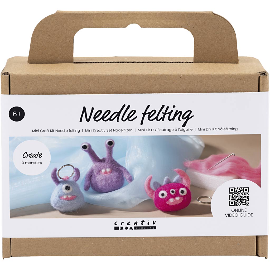 Pysselset Nålfiltning Monster Creativ Company