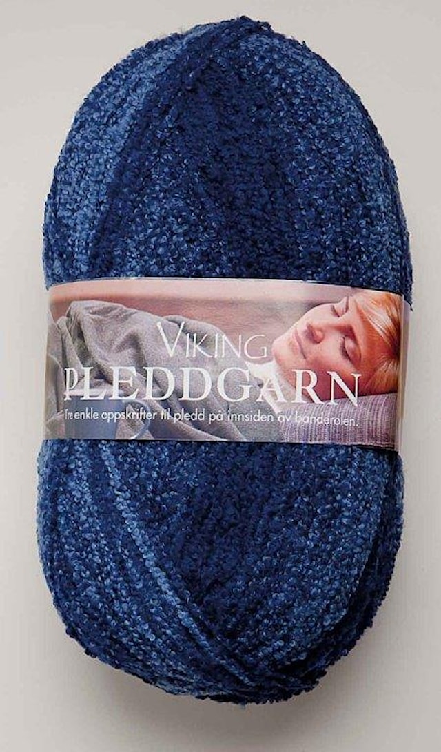Pleddgarn 350 g Blå 724 Viking Garn