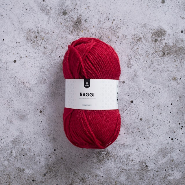 Tuotekuva 1 - Raggi Lanka Villasekoite 100 g Punainen (1511) Järbo