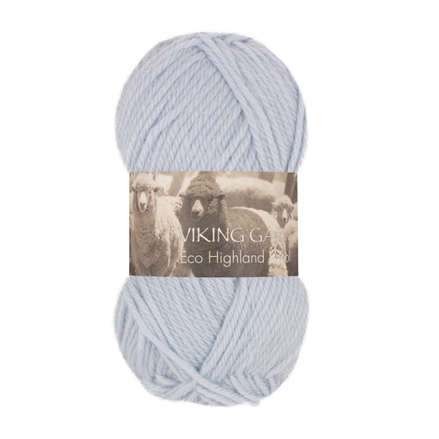 Highland Eco Wool 50 g Light Blue 220 Viking Garn