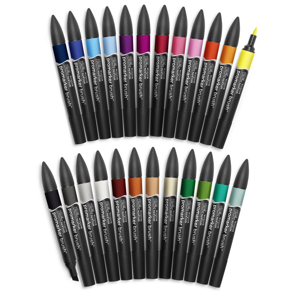Brushmarker Set Student Designer 24-pack Winsor & Newton