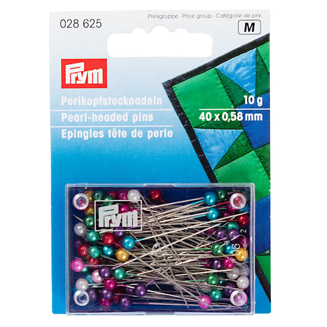 Tuotekuva 1 - Nuppineula 0,88 x 40 mm Helmiäinen 10 g Prym