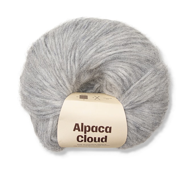 Adlibris Alpaca Cloud 50g Grey melange A275