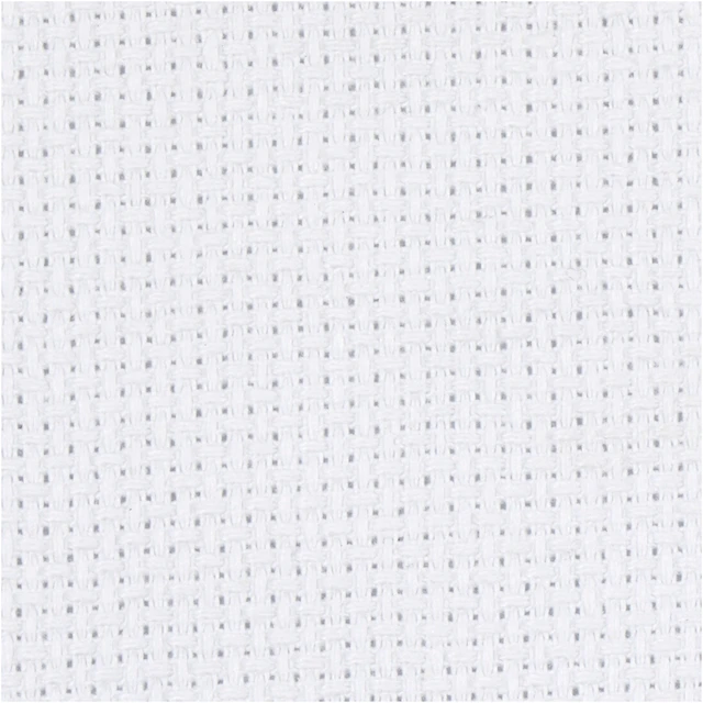 Aidatyg, stl. 50x50 cm, 70 rutor per 10 cm, vit, 1 st.