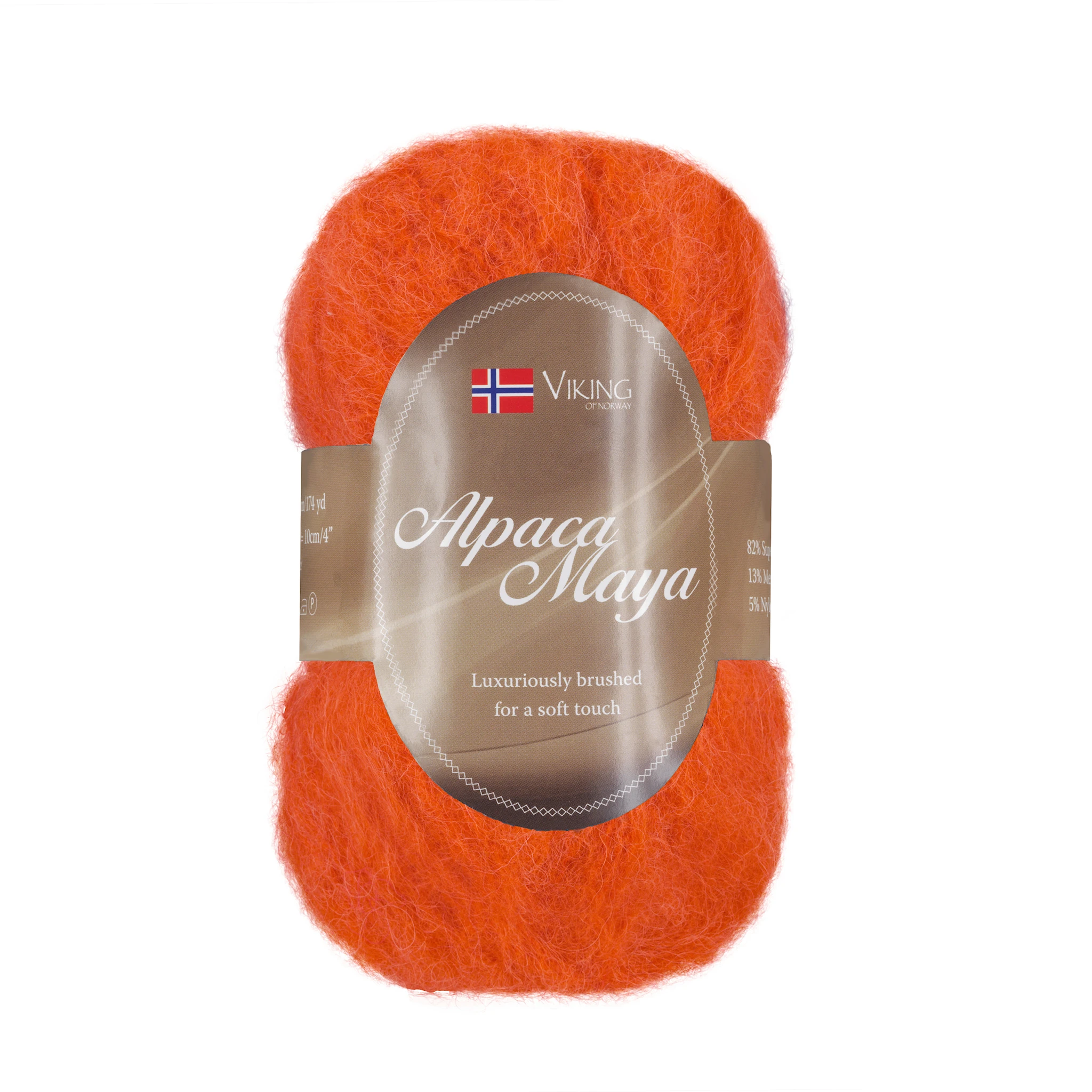Tuotekuva ille Alpaca Maya 50 g oranssi Viking Garn