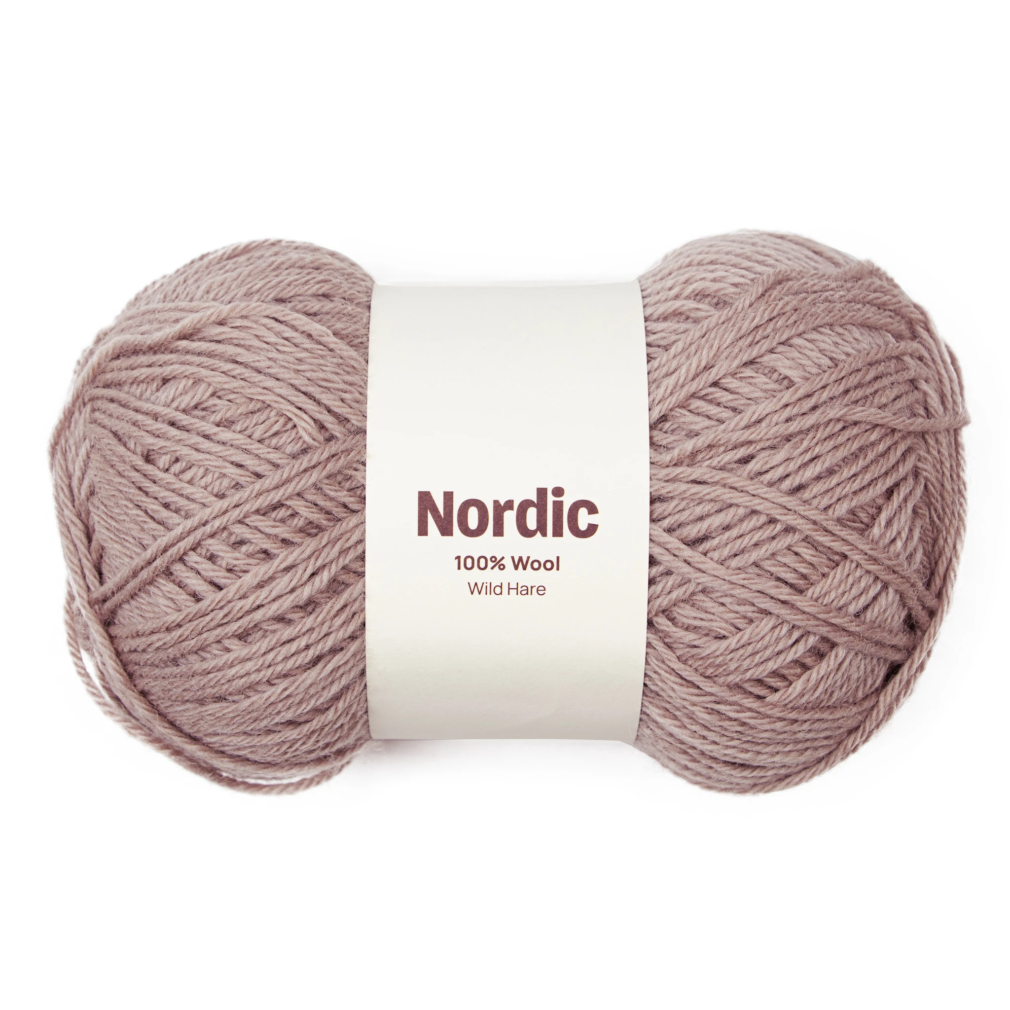 Produktbild för Nordic 100% ull 100 gr Vild hare beige A827  Adlibris