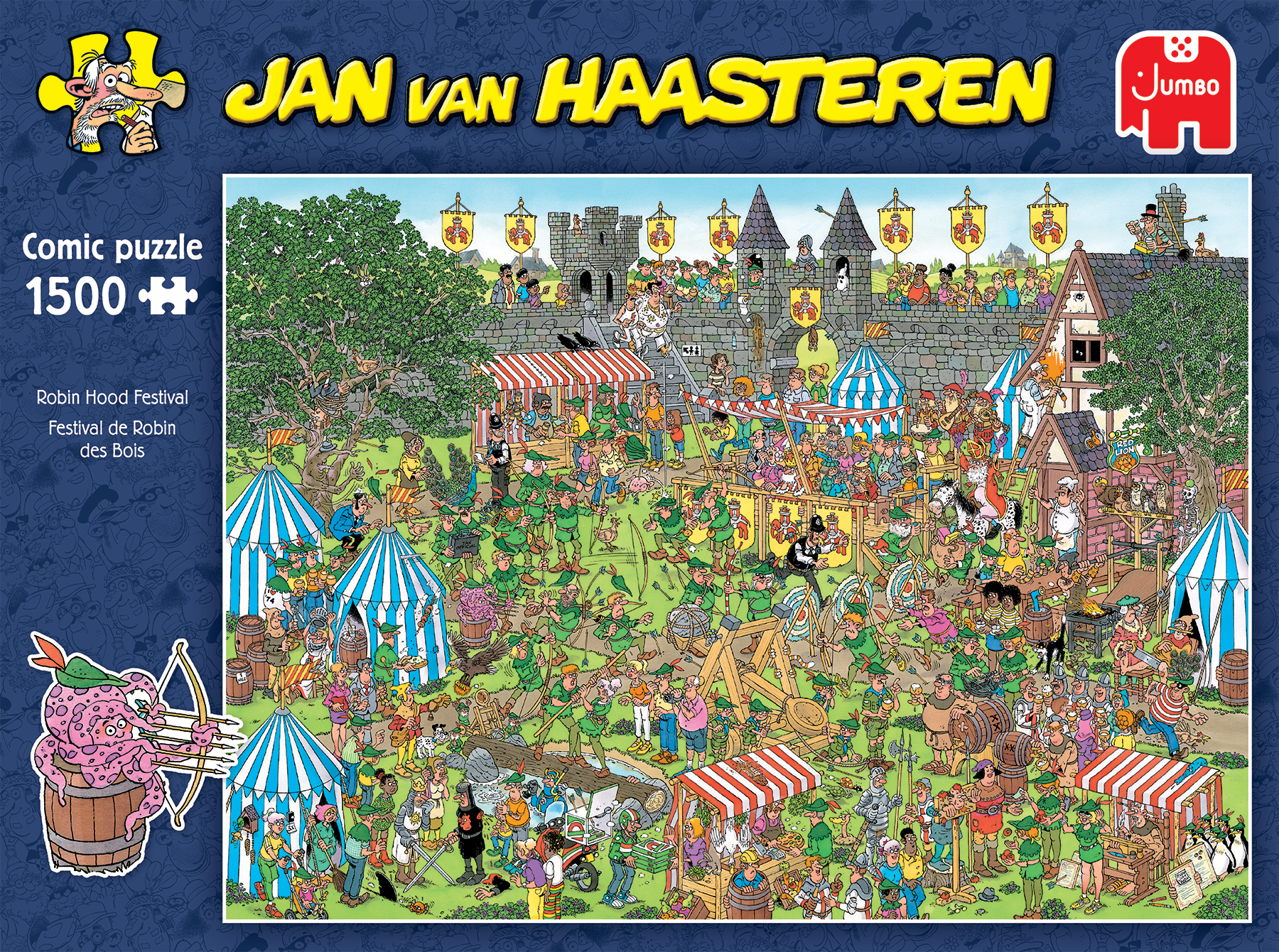 Jan Van Haasteren Robin Hood Festival -palapeli 1500 palaa
