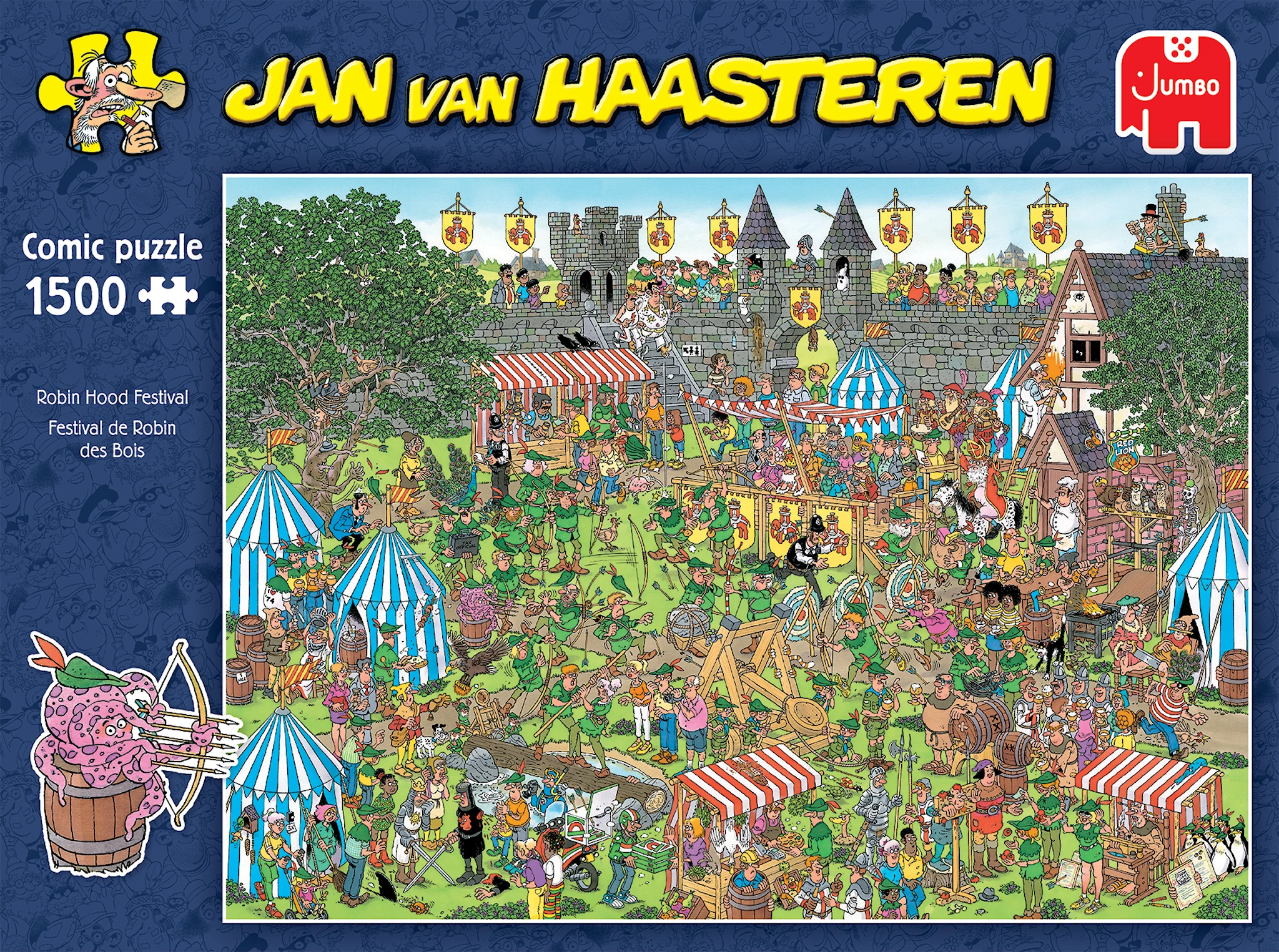 Tuotekuva ille Jan Van Haasteren Robin Hood Festival -palapeli 1500 palaa