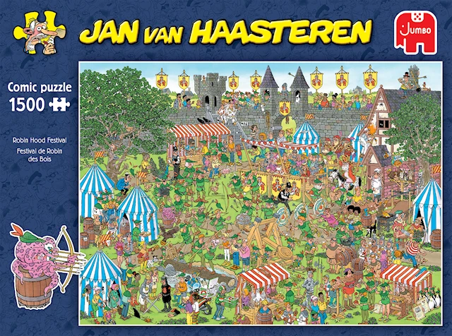 Jan Van Haasteren Robin Hood Festival Pussel 1500 bitar