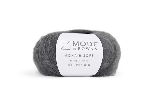 Mohair Soft mohairmiks 50gr Charcoal 209, Mode at Rowan