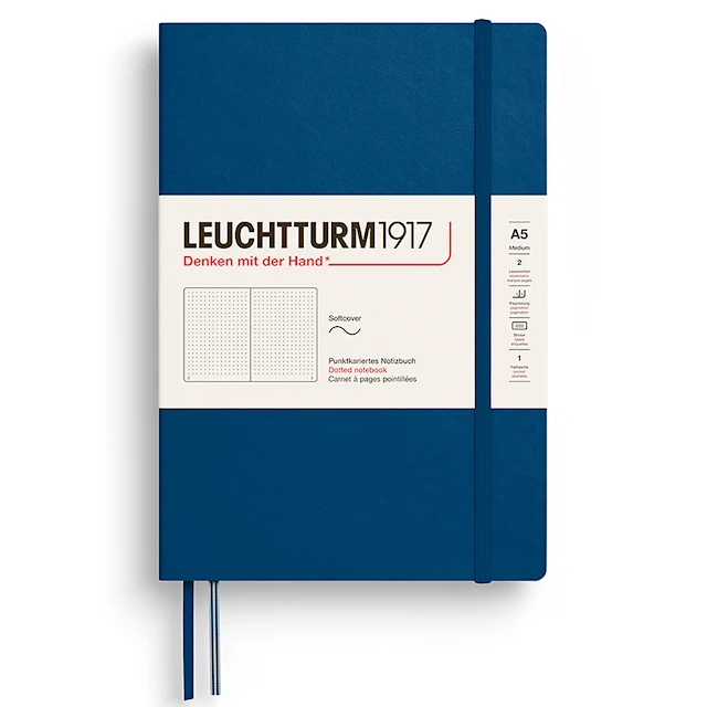 Muistikirja A5 Pehmeä Pisteellinen Indigo Leuchtturm1917