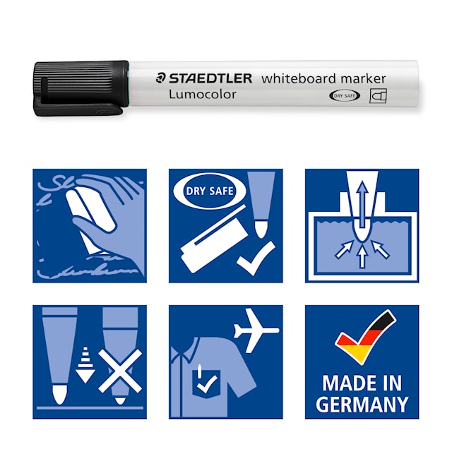 Produktbild 4 för Lumocolor whiteboardpennor 4-pack Staedtler