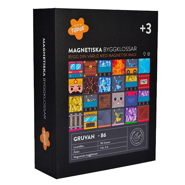 Tuotekuva 2 - Magneettiset rakennuspalikat Kaivos 86 palaa