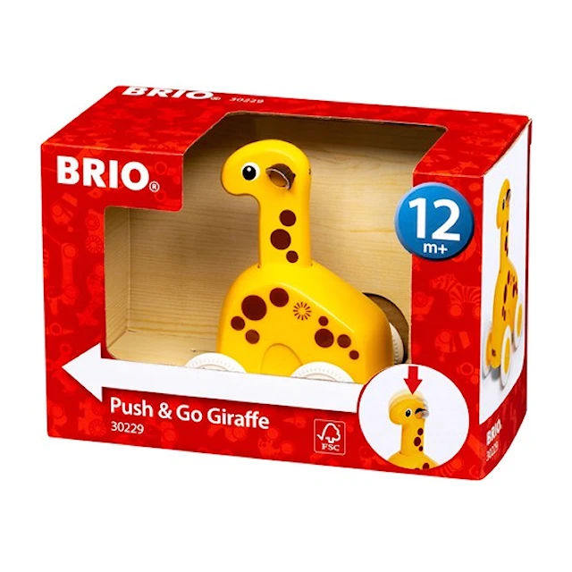 Push & go giraff brio