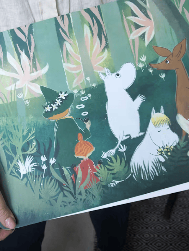 Produktbild 2 för Tallriksunderlägg Mumin 2 st Pluto Design