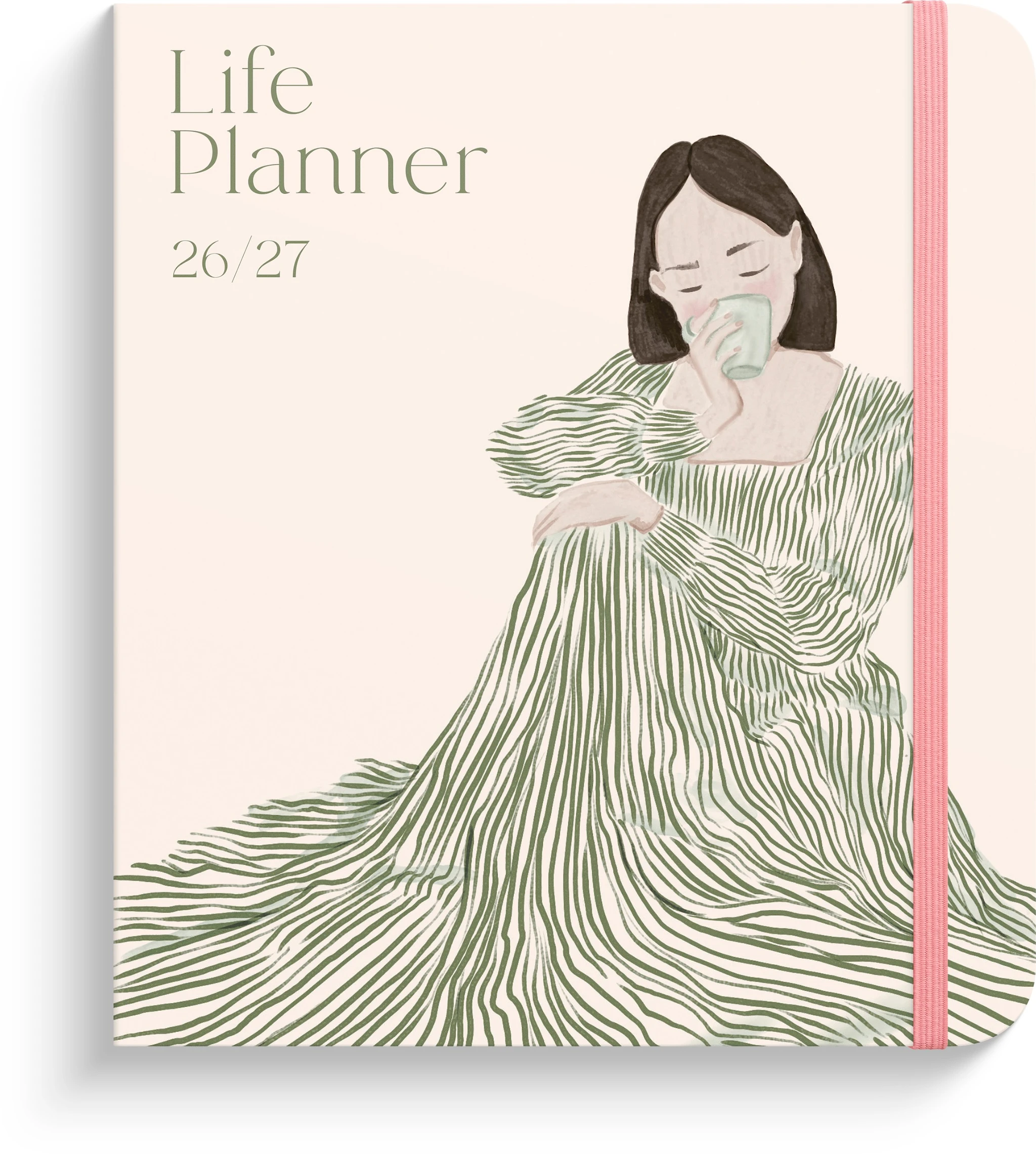 Produktbild för Life Planner Decor Green Flow 26/27 Burde