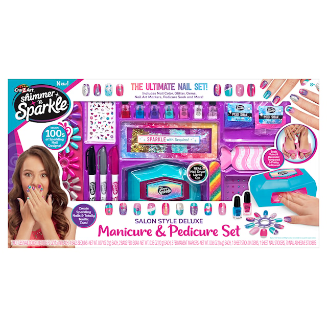 Tuotekuva 1 - Manikyyri ja pedikyyriKynsisetti Deluxe Shimmer N Sparkle