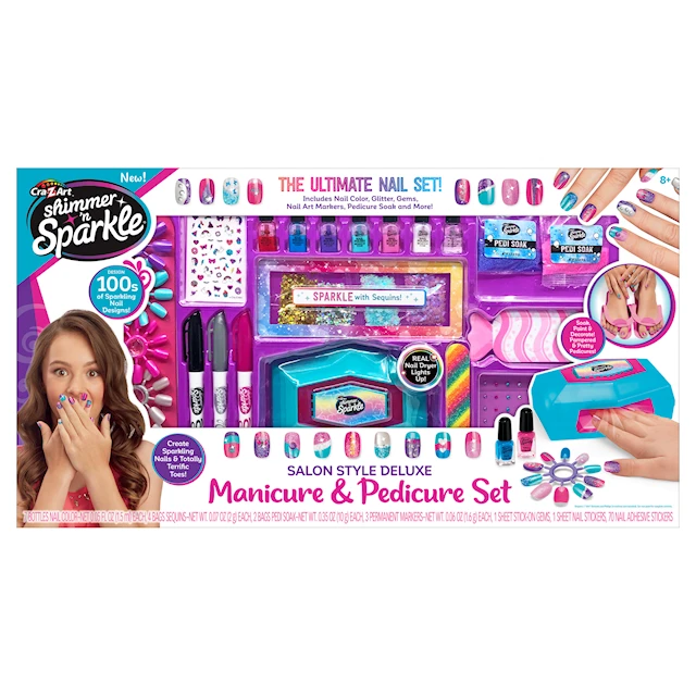 Manikyyri ja pedikyyriKynsisetti Deluxe Shimmer N Sparkle