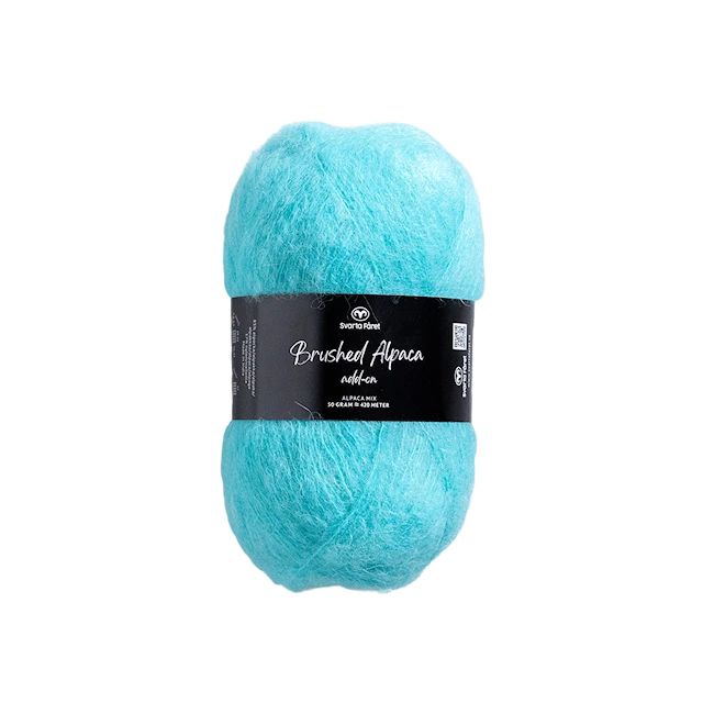 Brushed Alpaca Add-On 50g Euphoric Mint (024) Svarta Fåret