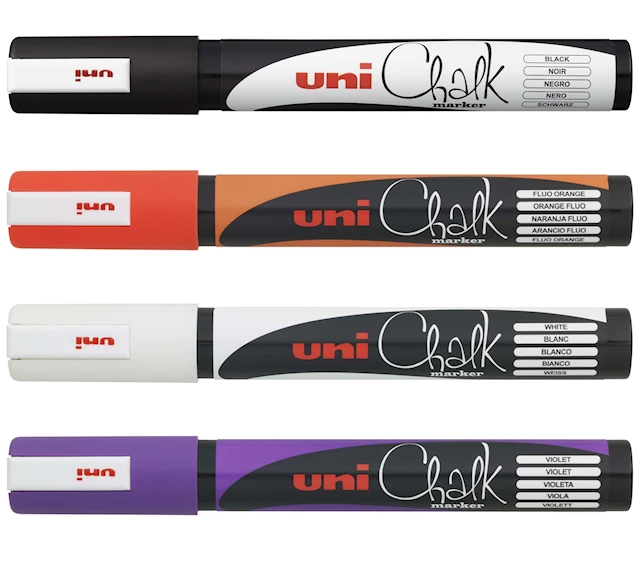 Posca Chalk markers Halloween 4-pack Uni-ball