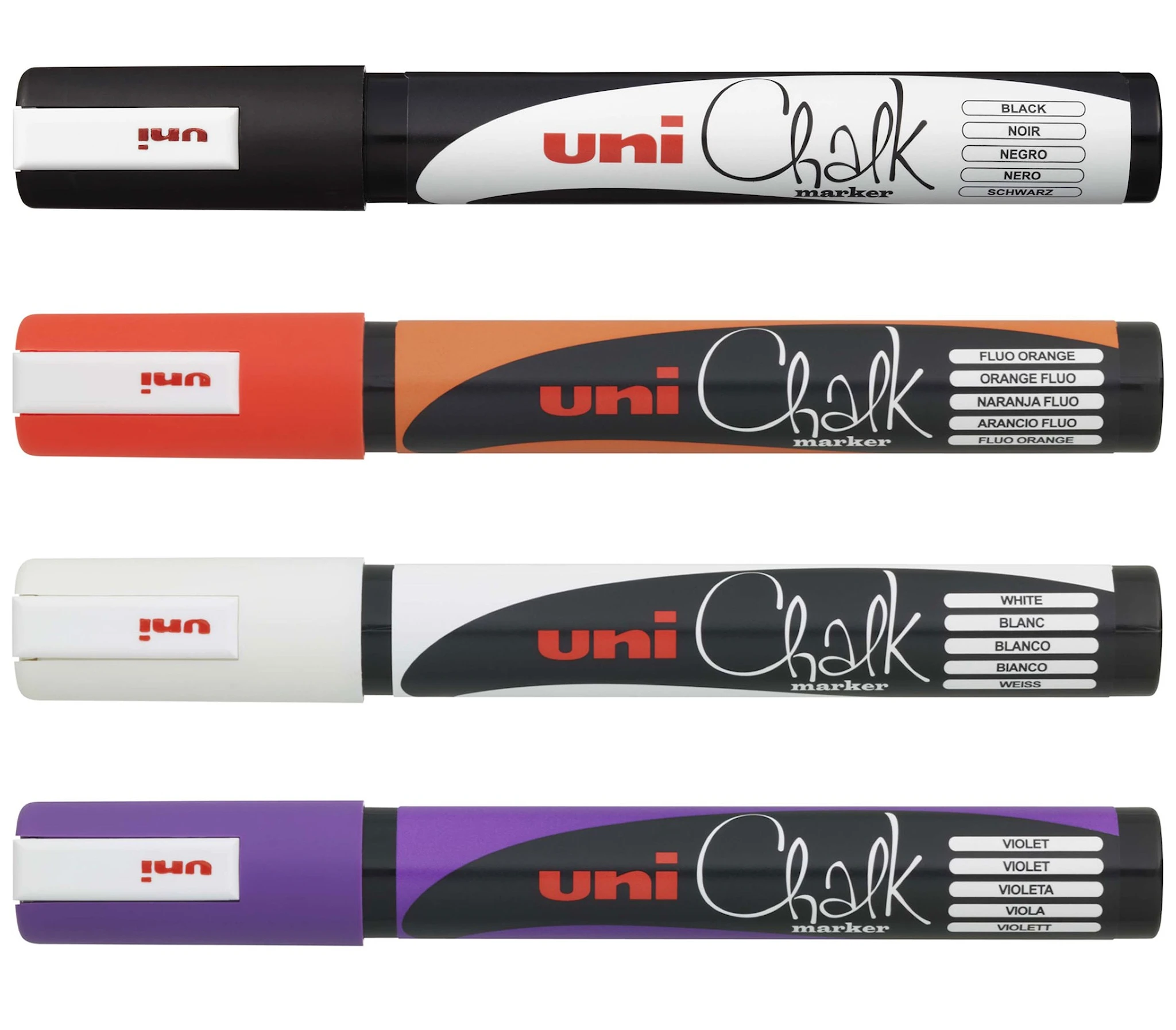 Tuotekuva ille Posca Chalk markers Halloween 4-pack Uni-ball