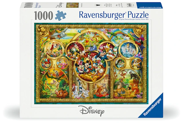 Pussel The Best Disney Themes 1000 bitar, Ravensburger