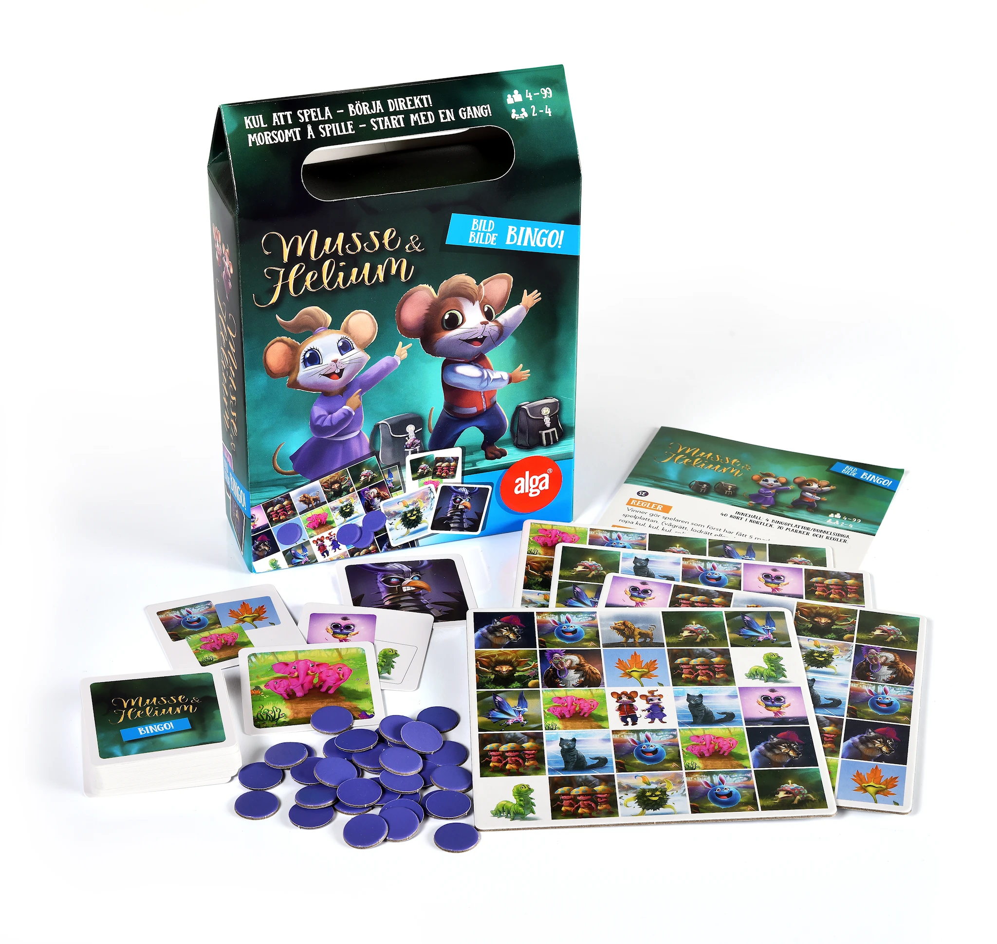 Produktbild för Musse & Helium Bingo (SE/NO)