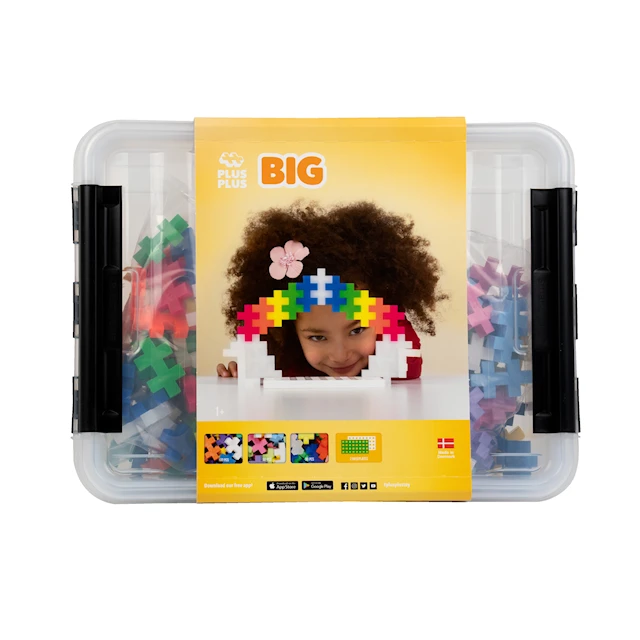 BIG Förvaringsbox Mix / 200 pcs Plus-Plus