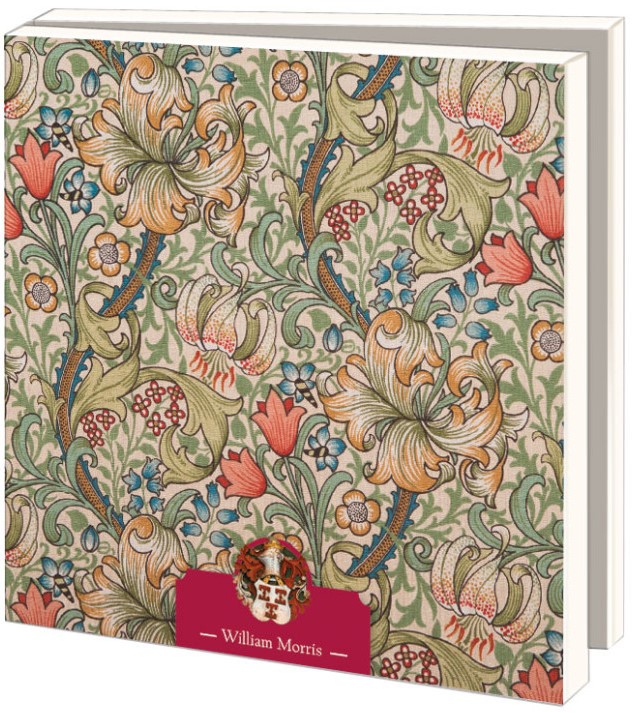 Vykort Dubbla med kuvert William Morris 10-pack Bekking & Blitz