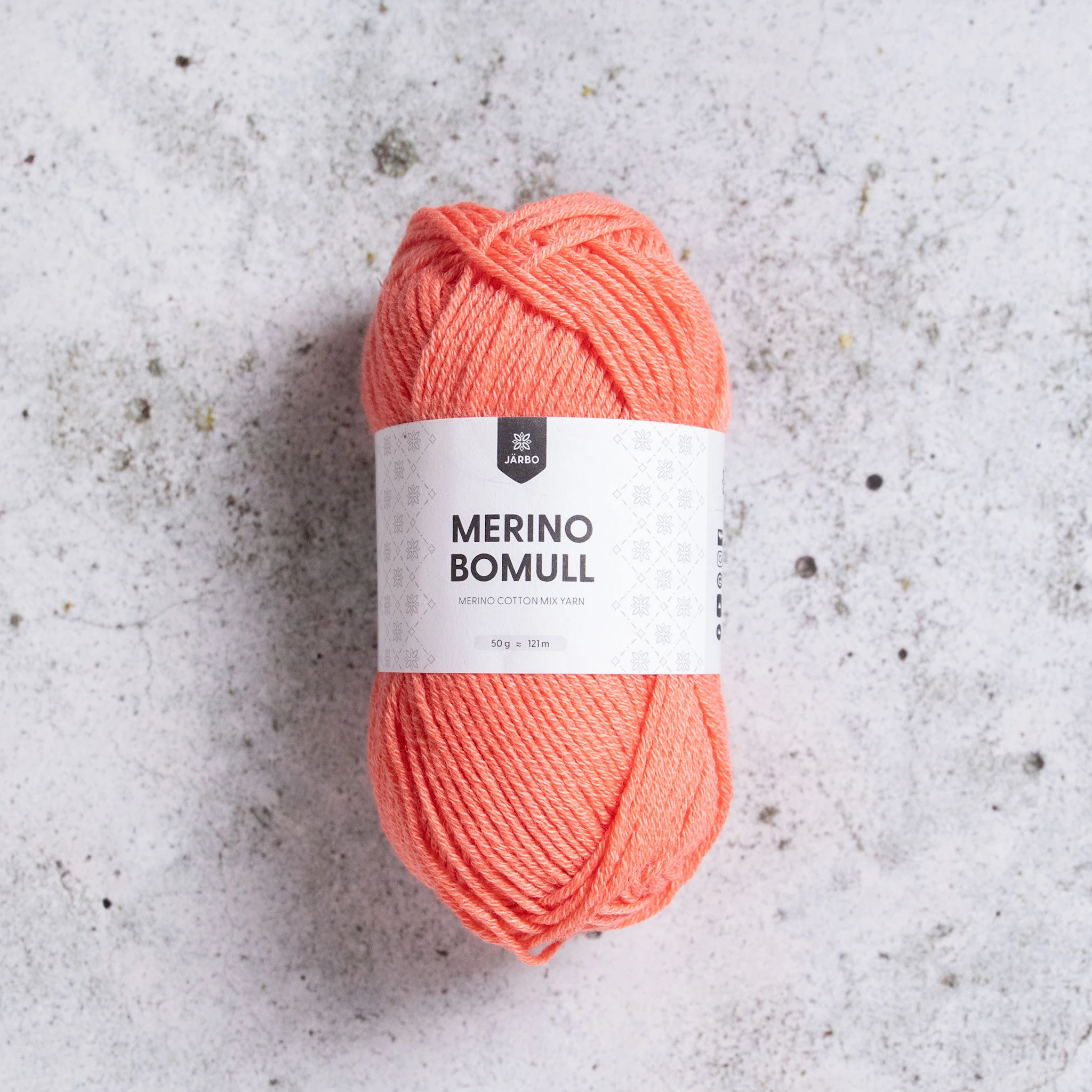 Produktbild för Merino Bomull 50 gr Järbo