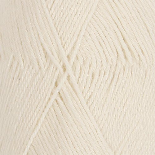 Nord Uni Colour Garn Alpackamix 50 g Off White 01 Drops