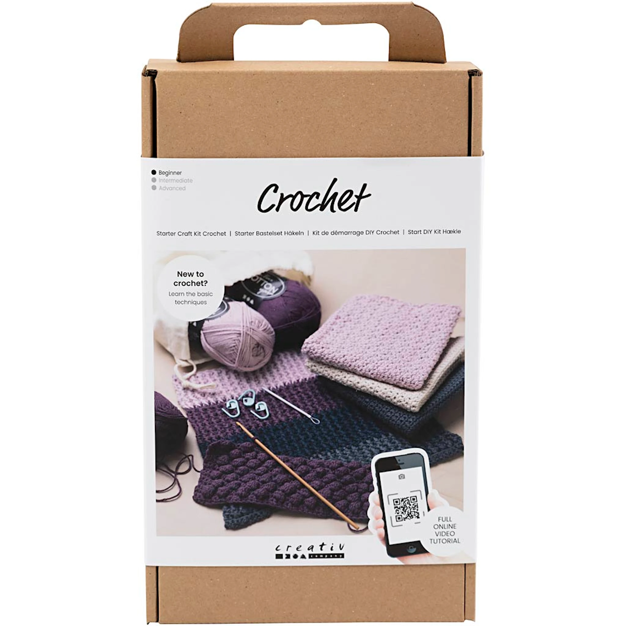 Produktbild för Start Kit DIY Virkning Creativ Company