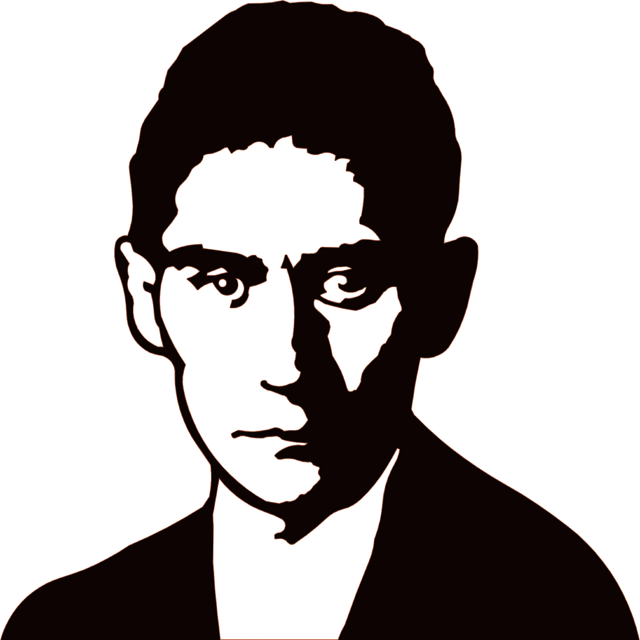 Produktbild för Bokstöd Franz Kafka Novellix