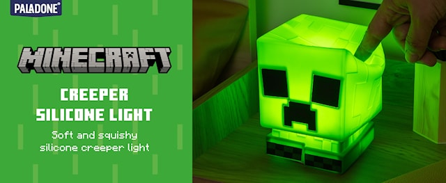 Tuotekuva 8 - Creeper SquishyGlo Silikonivalo Ladattava, Paladone