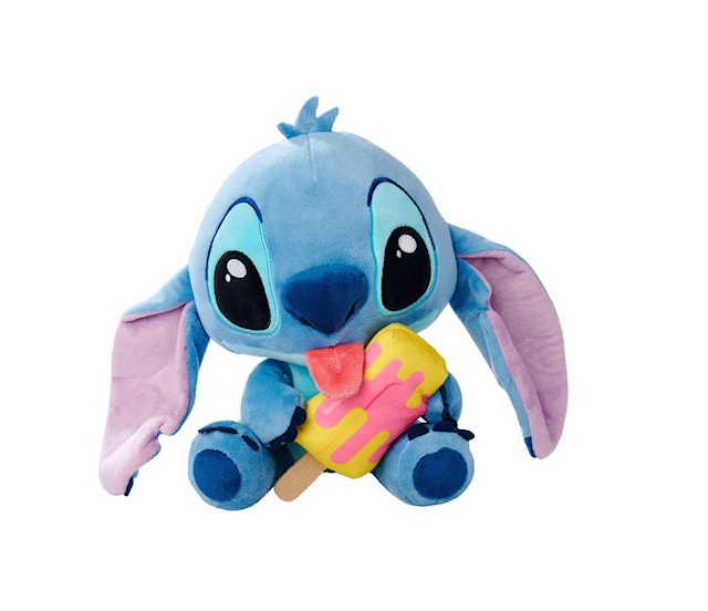 Disney Lilo & Stitch, Stitch Mehujään Kanssa Pehmolelu, 25 cm